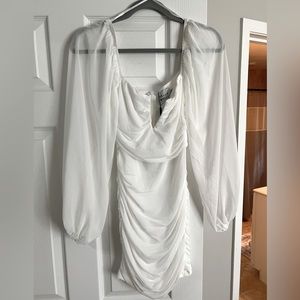 Hello molly white bodycon dress